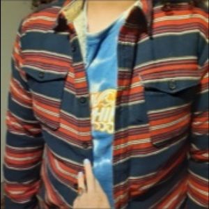 burton lined shirt like new